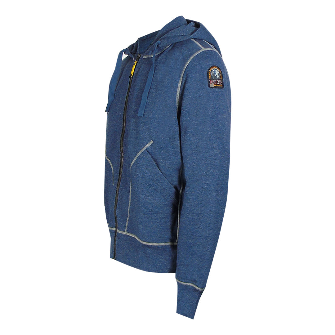 Parajumpers Zip Up Navy Blue Hoodie L