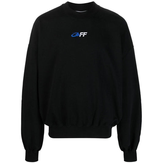 Off-White Exact Opposite Boxy Fit Black Sweatshirt XS