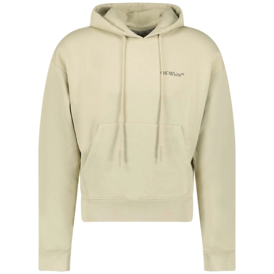 Off-White Caravaggio Crowning Over Beige Hoodie XS