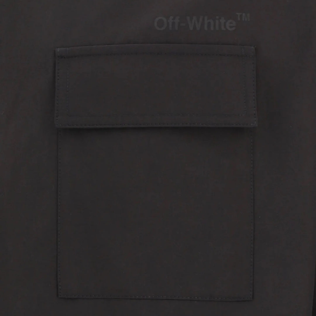 Off-White Diag Tab Zip Skate Fit Black Overshirt Jacket M