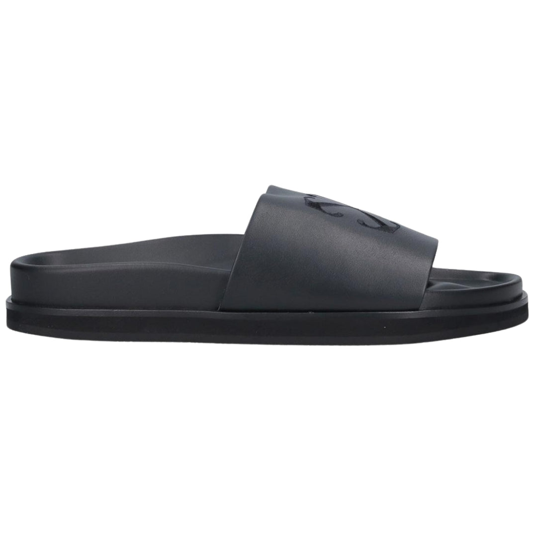 Off-White Stitched Arrow Pool Black Sliders UK 8