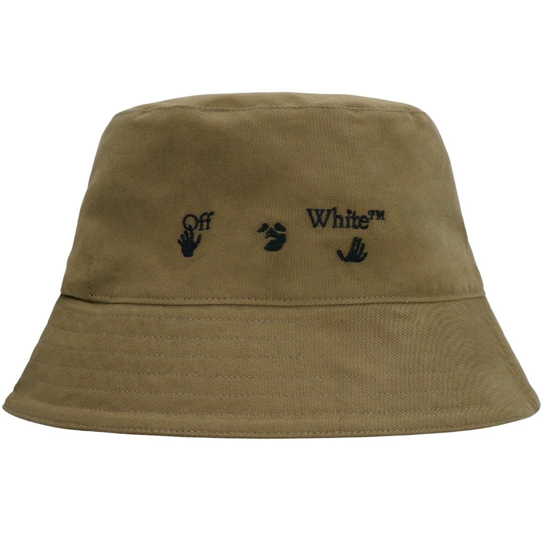 Off-White Mens OMLA012S22FAB0015610 Bucket Hat Green