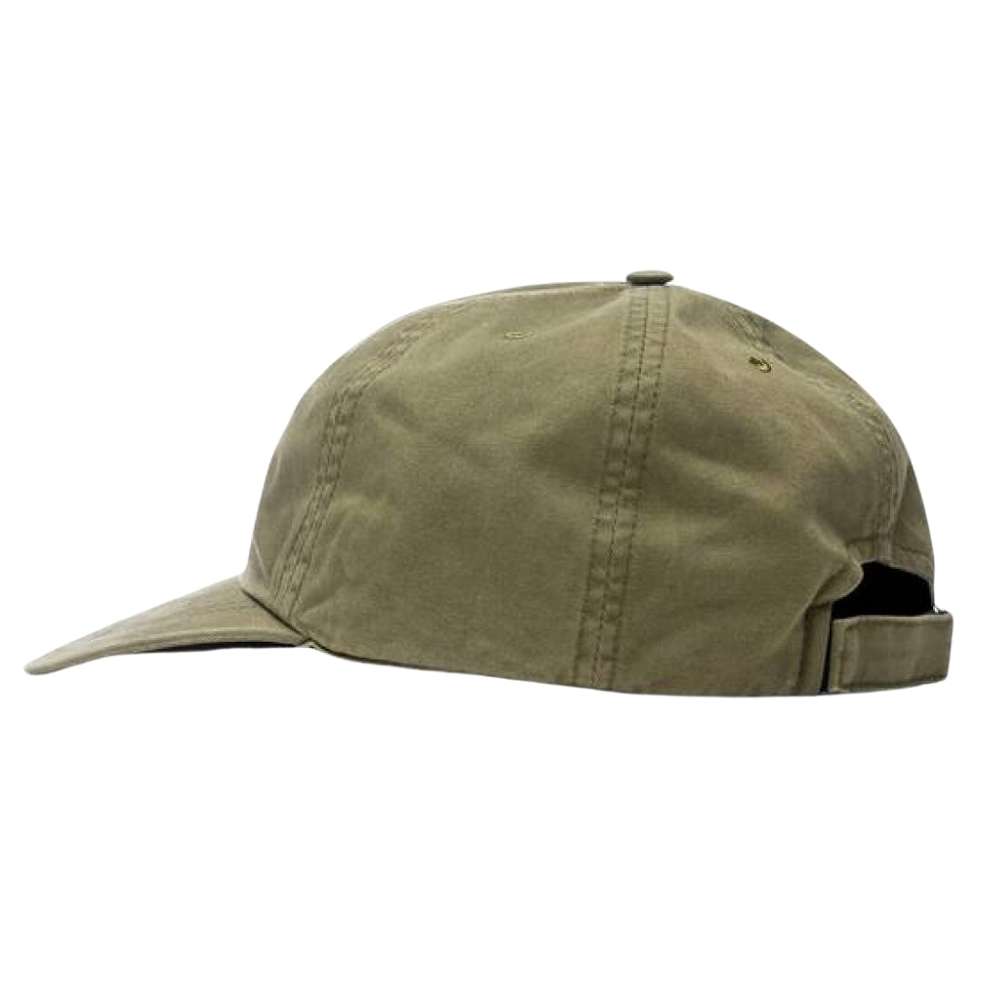 Off White Slanted Logo Green Cap