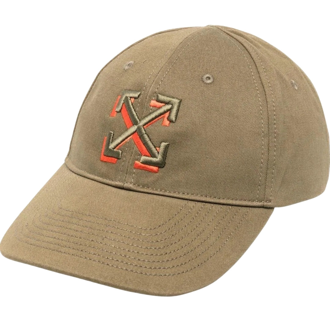 Off White Arrow Logo Green Cap