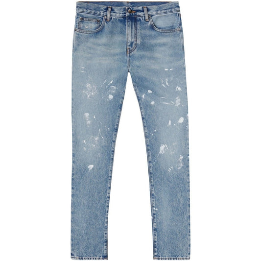 Off-White Diag Outline Print Vintage Blue Jeans W29 / 32L