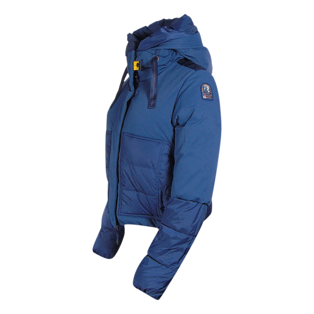 Parajumpers Otaca Navy Blue Hooded Down Jacket S