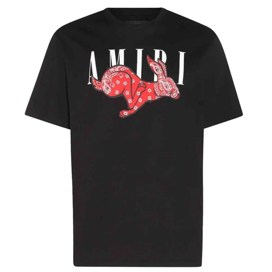 Amiri Cny Rabbit Logo Black T-Shirt S