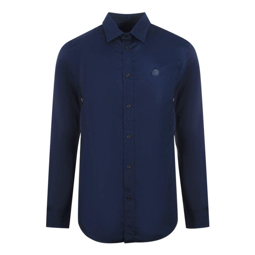 Diesel Long Sleeve Blue Shirt S