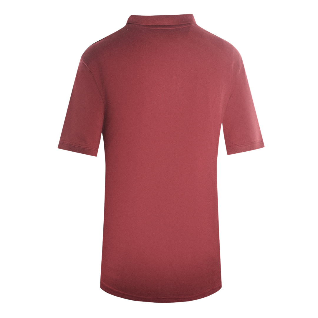 Lyle & Scott Plain Embroidered Logo Fletcher Burgundy Polo Shirt S