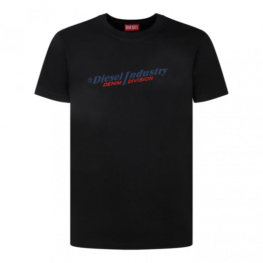 Diesel Mens T-Diegor-Ind 900 T-Shirt Black