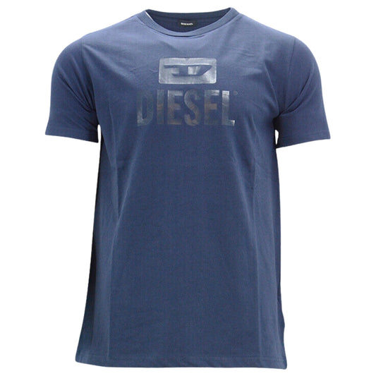 Diesel Monotone Logo Navy Blue T-Shirt S