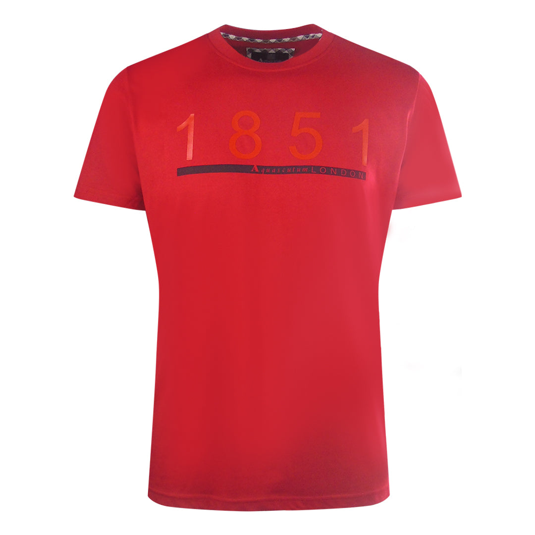 Aquascutum London 1851 Red T-Shirt S