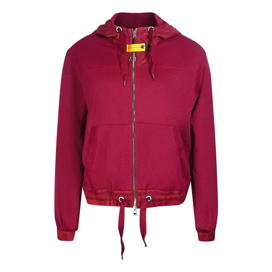 Parajumpers Zip Burgundy Hoodie S