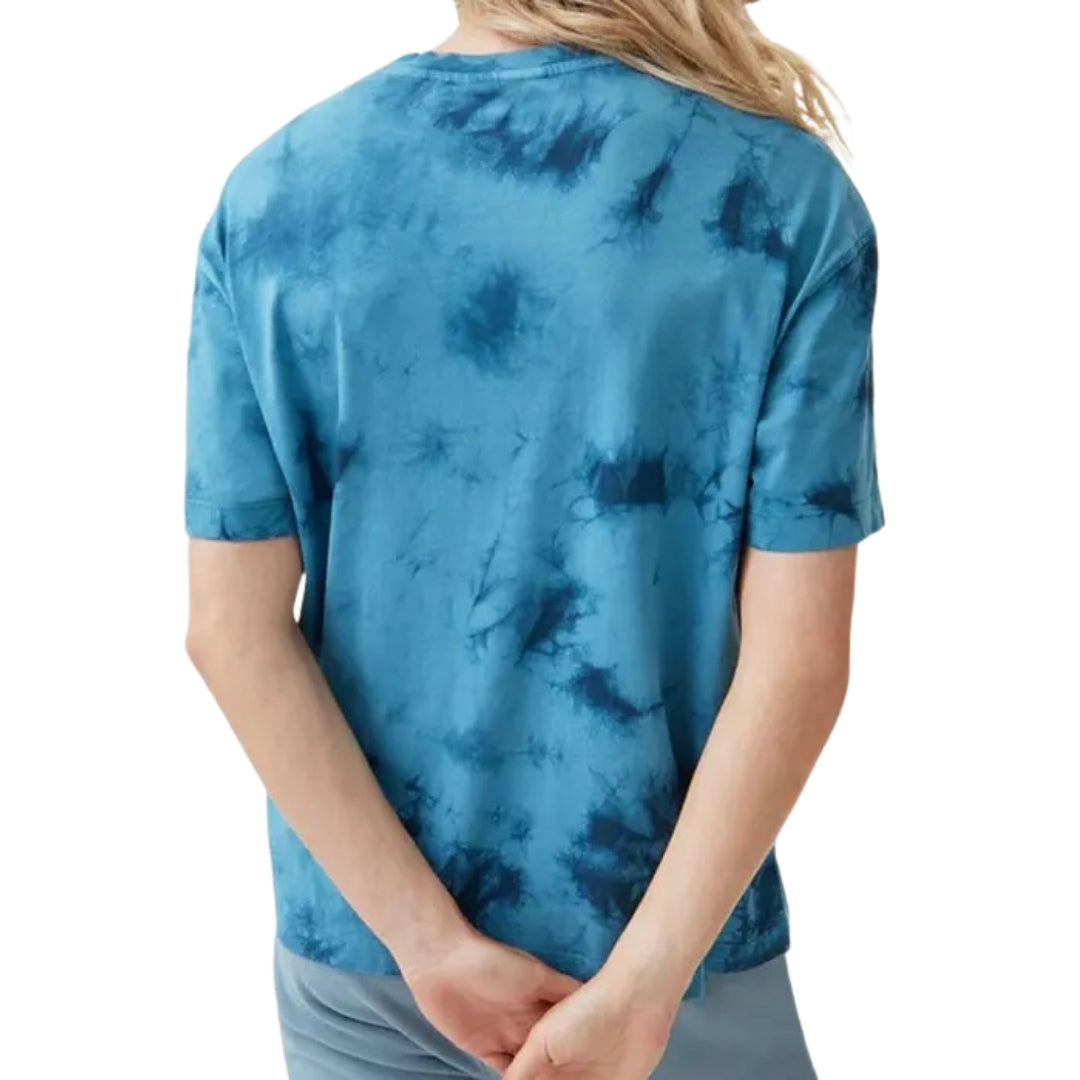 Belstaff Wave Dye Ride Ocean Blue T-Shirt S