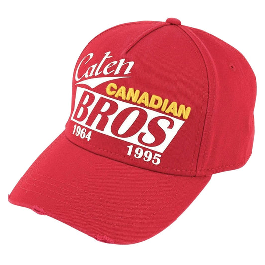 Dsquared2 Caten Canadian Bros Red Cap - Blakeburn