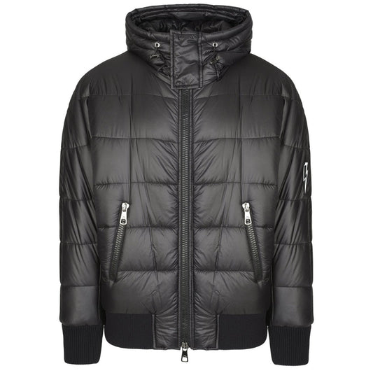 Neil Barrett Hooded Down Black Jacket - Blakeburn