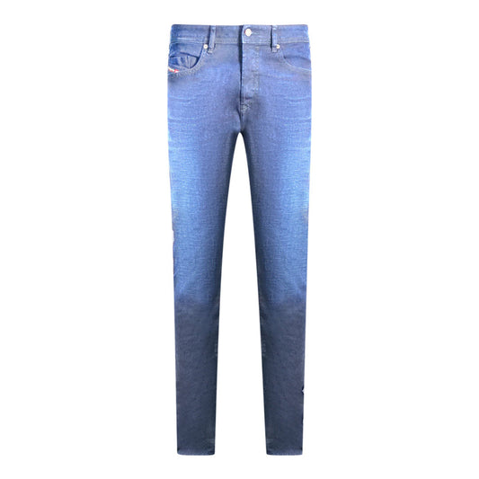 Diesel Mens Buster R098I Denim Jeans Blue