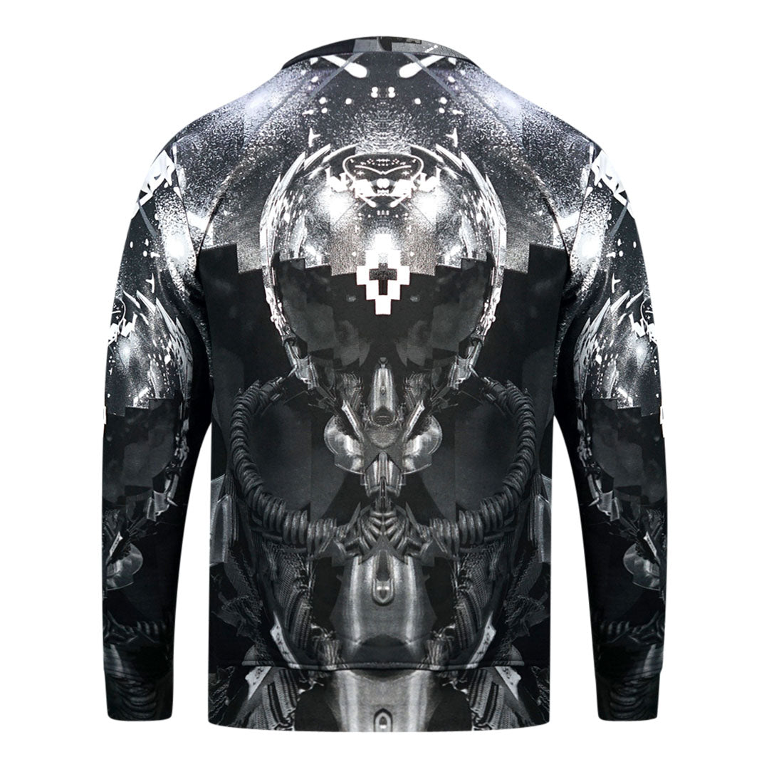 Marcelo Burlon Graphic Motif Black Jumper