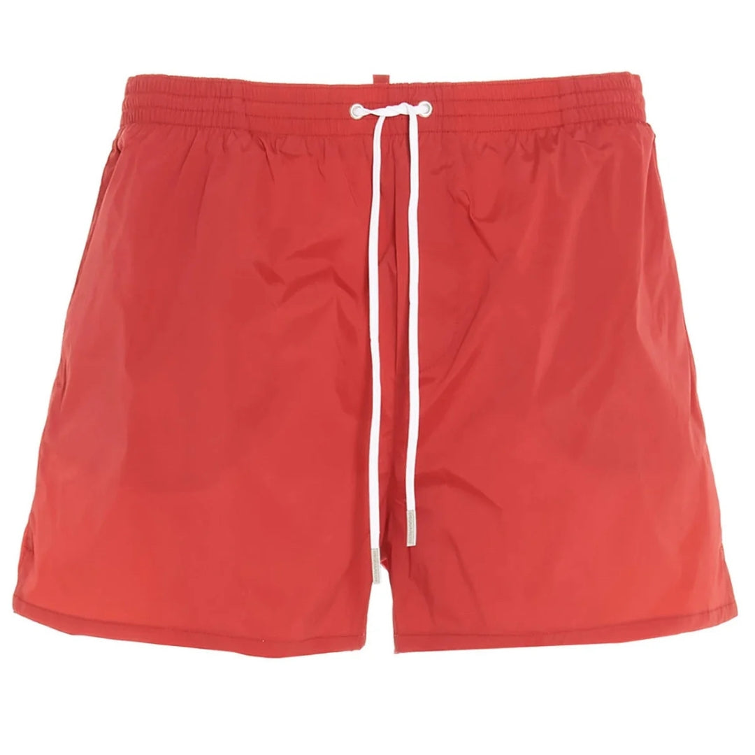 Dsquared2 Icon Logo Red Swim Shorts