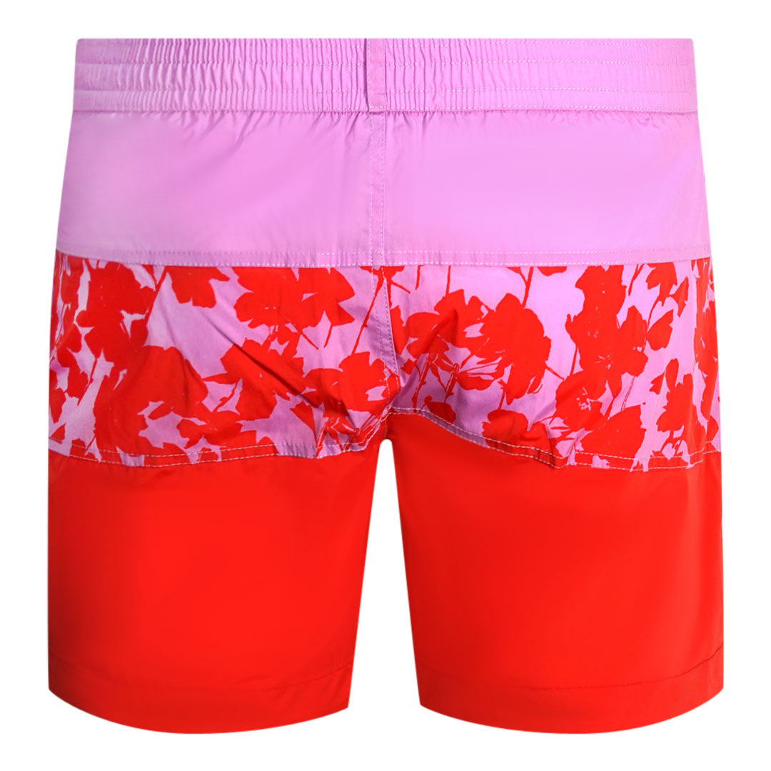 Dsquared2 Floral Design Pink Swim Shorts