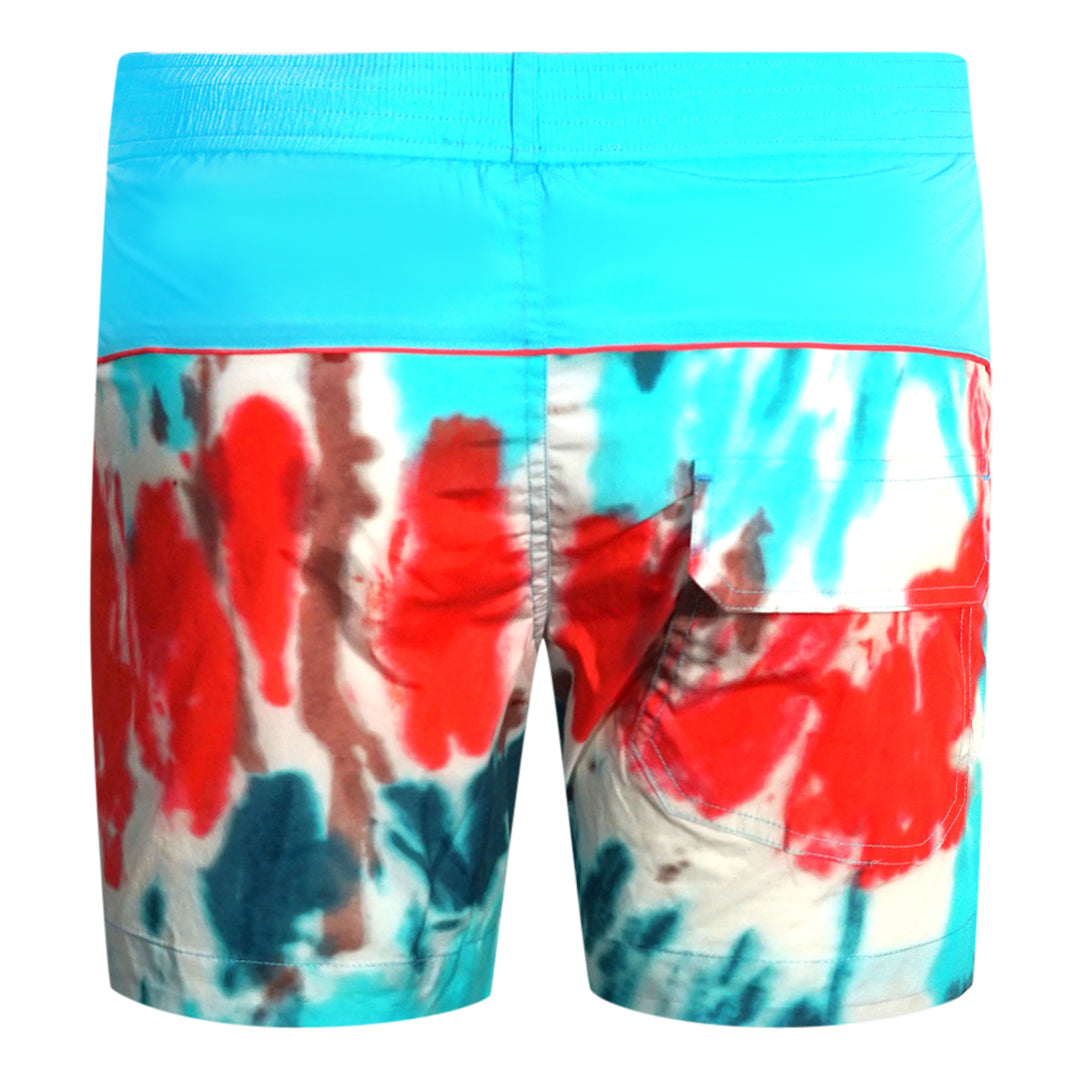 Dsquared2 Tie Dye Design Blue Swim Shorts