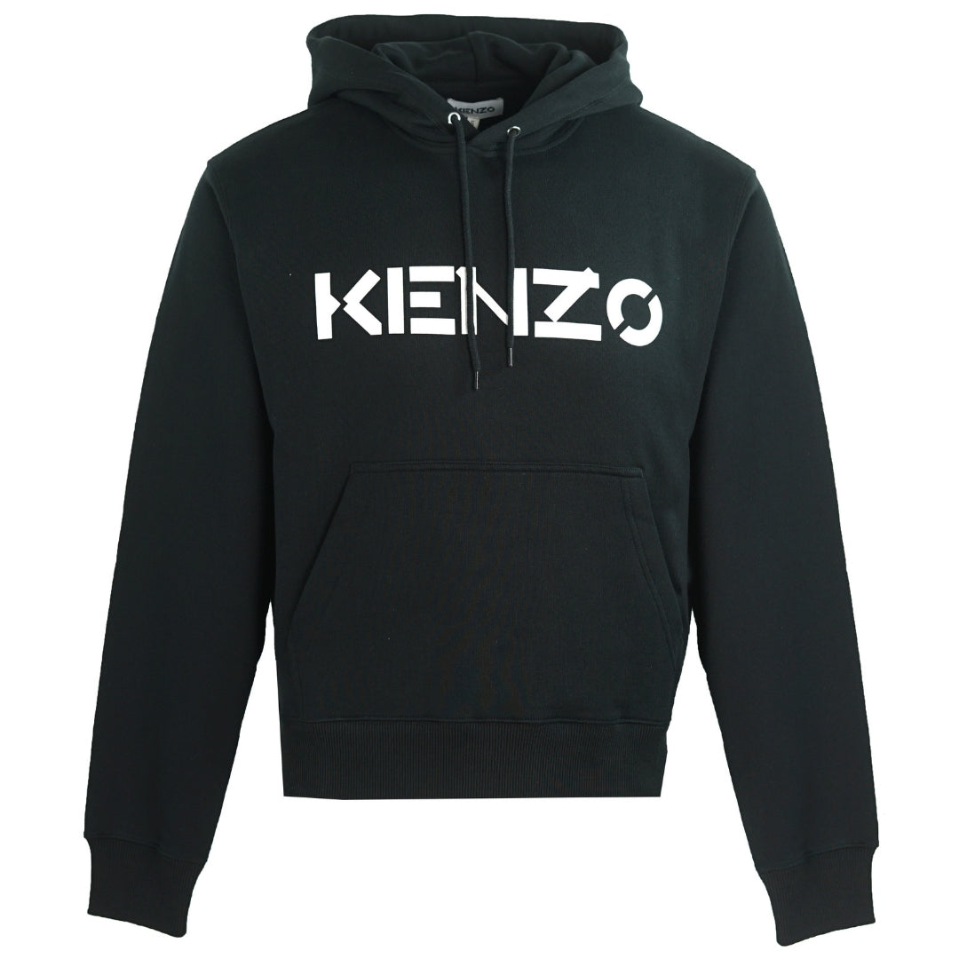 Kenzo Classic Logo Mens Black Hoodie - Blakeburn