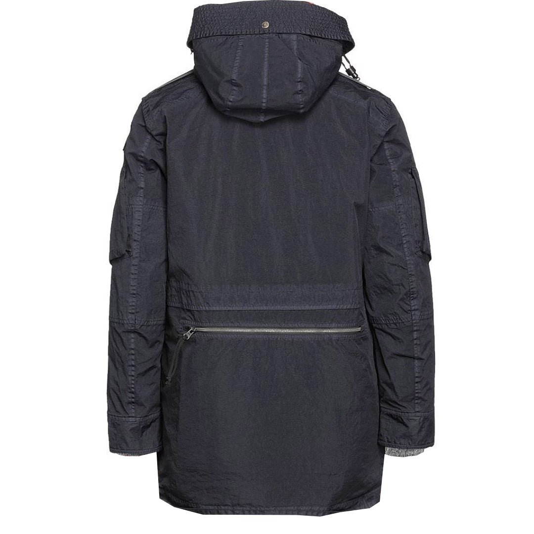 Parajumpers Felix Navy Blue Parka Down Jacket