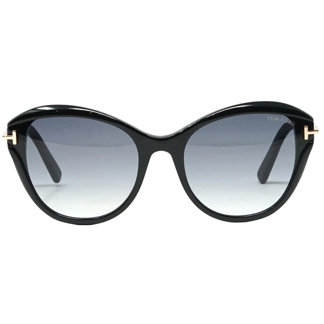 Tom Ford Womens Ft0850 F 01B Leigh Sunglasses Black