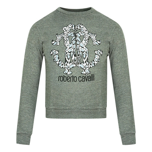 Roberto Cavalli Mens Ist68K Cf054 Z0028 Sweater Grey - Blakeburn