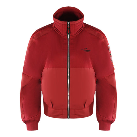 Parajumpers Jadie Rio Red Zip-Up Jumper