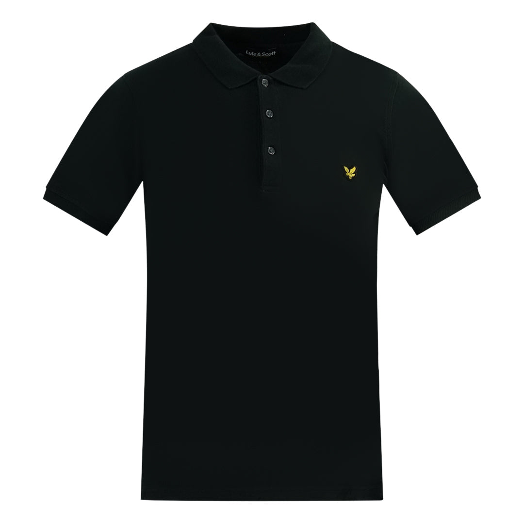 Lyle & Scott Mens Polo Shirt KC648V22 PR07 Black