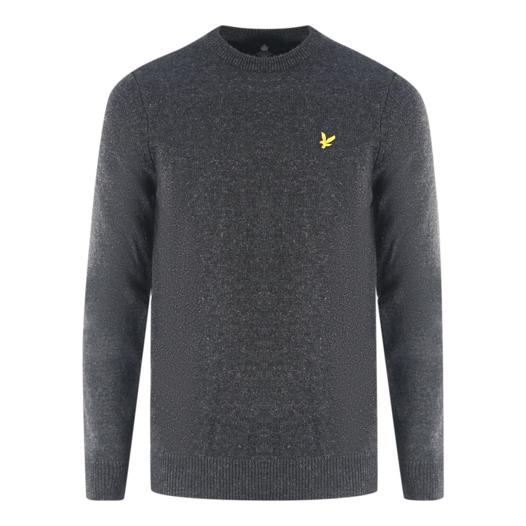 Lyle & Scott Mens KN1118V 398 Sweater Grey