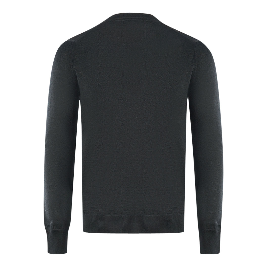 Lyle & Scott Mens KN1250E 572 Sweater Black