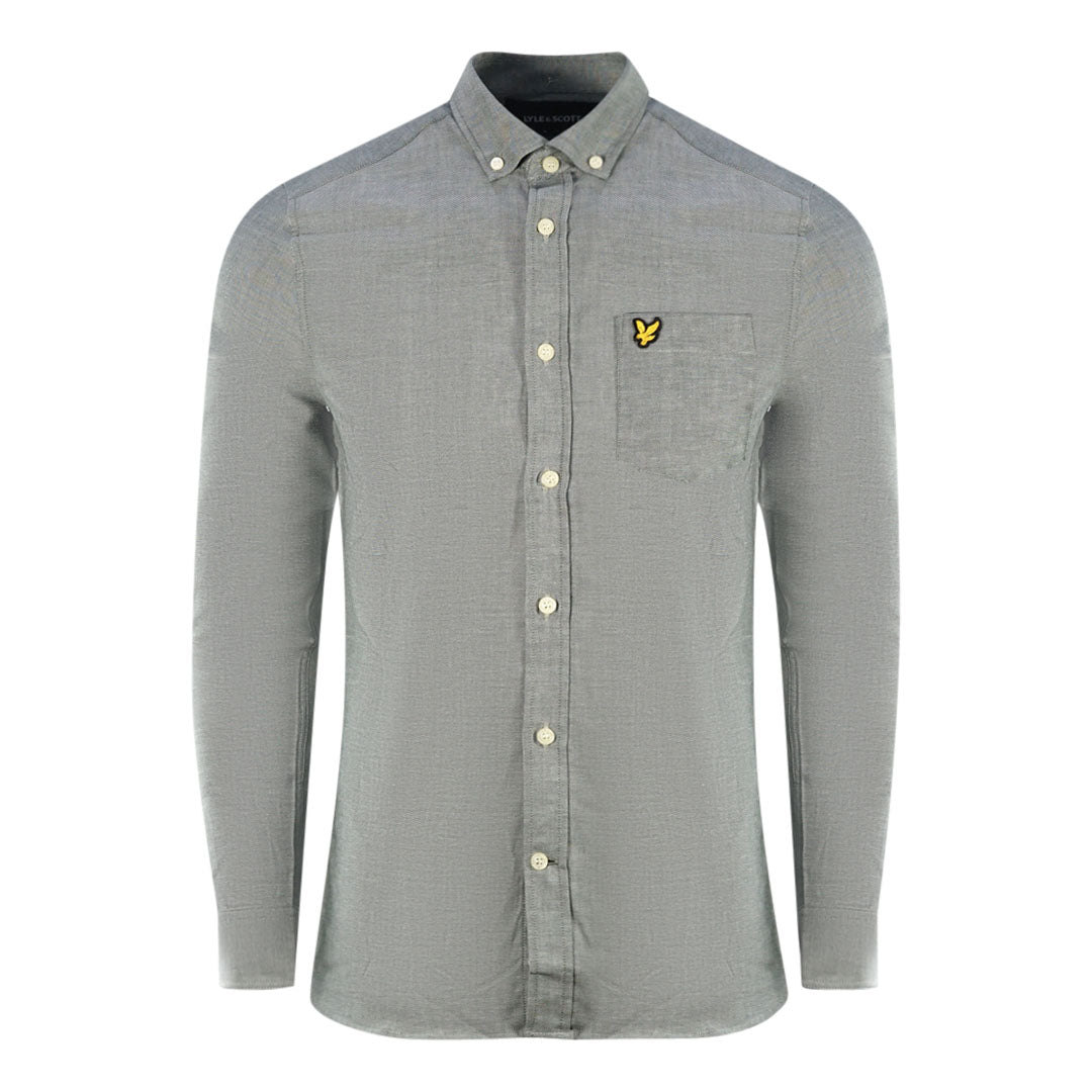 Lyle & Scott Mens LW1110V Z597 Shirt Green