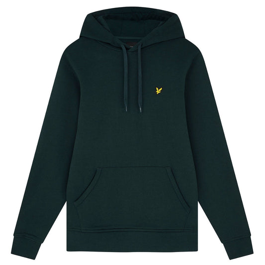 Lyle & Scott Branded Dark Green Pull-over Hoodie