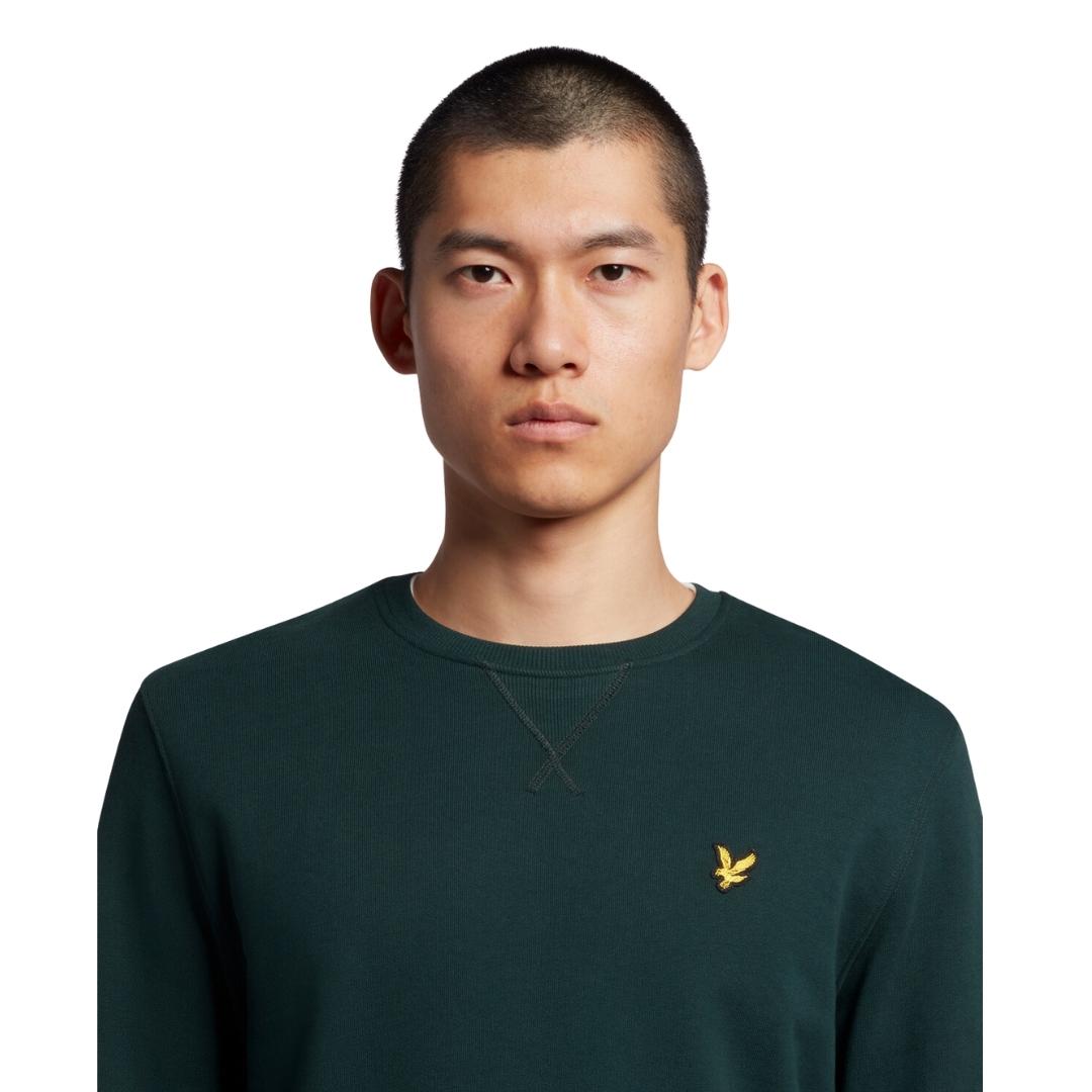 Lyle & Scott Mens ML424VOG W486 Jumper Green