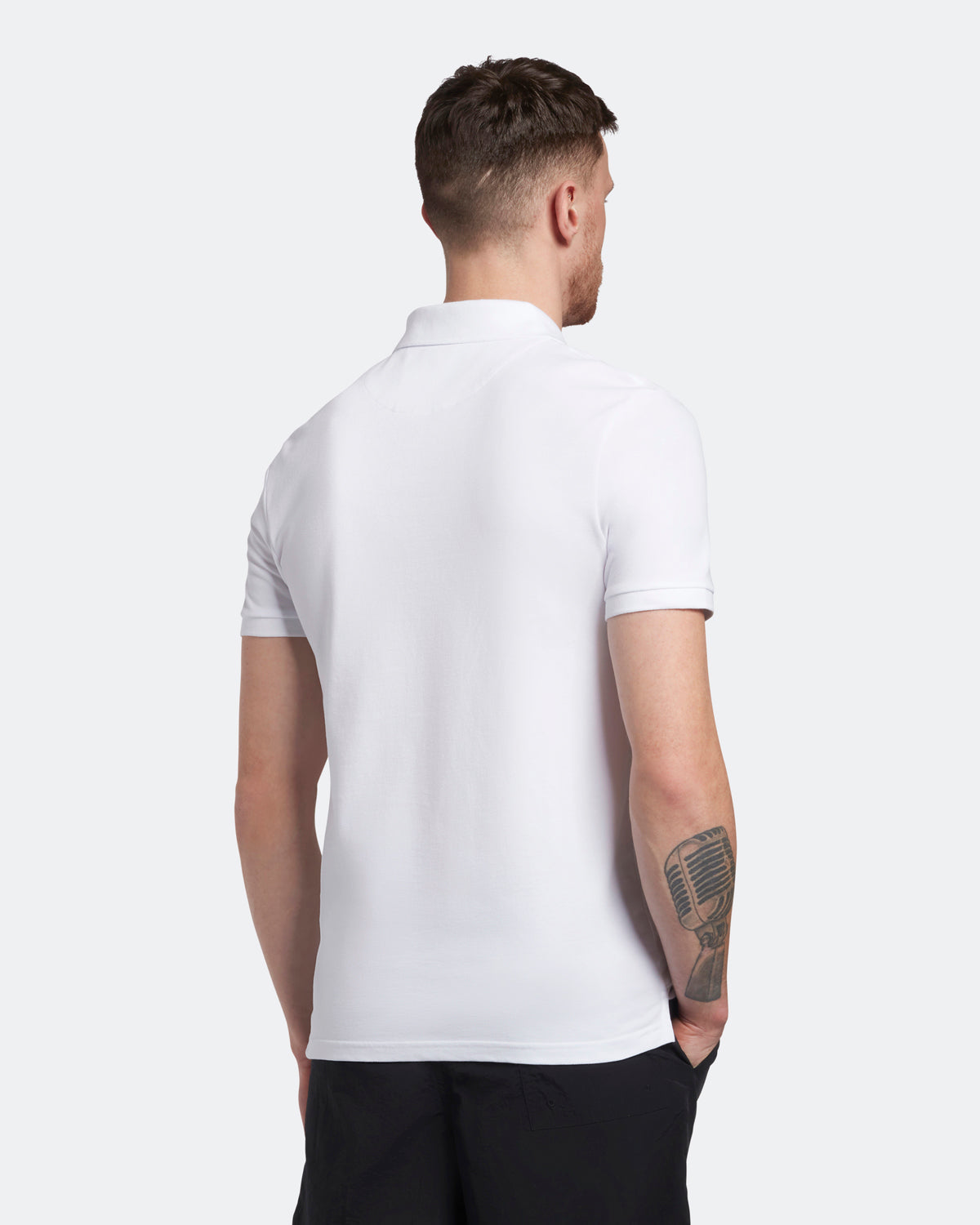 Lyle & Scott Brand Chest Logo White Polo Shirt