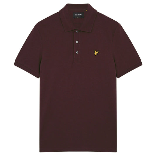 Lyle & Scott Branded Chest Logo Sediment Polo Shirt