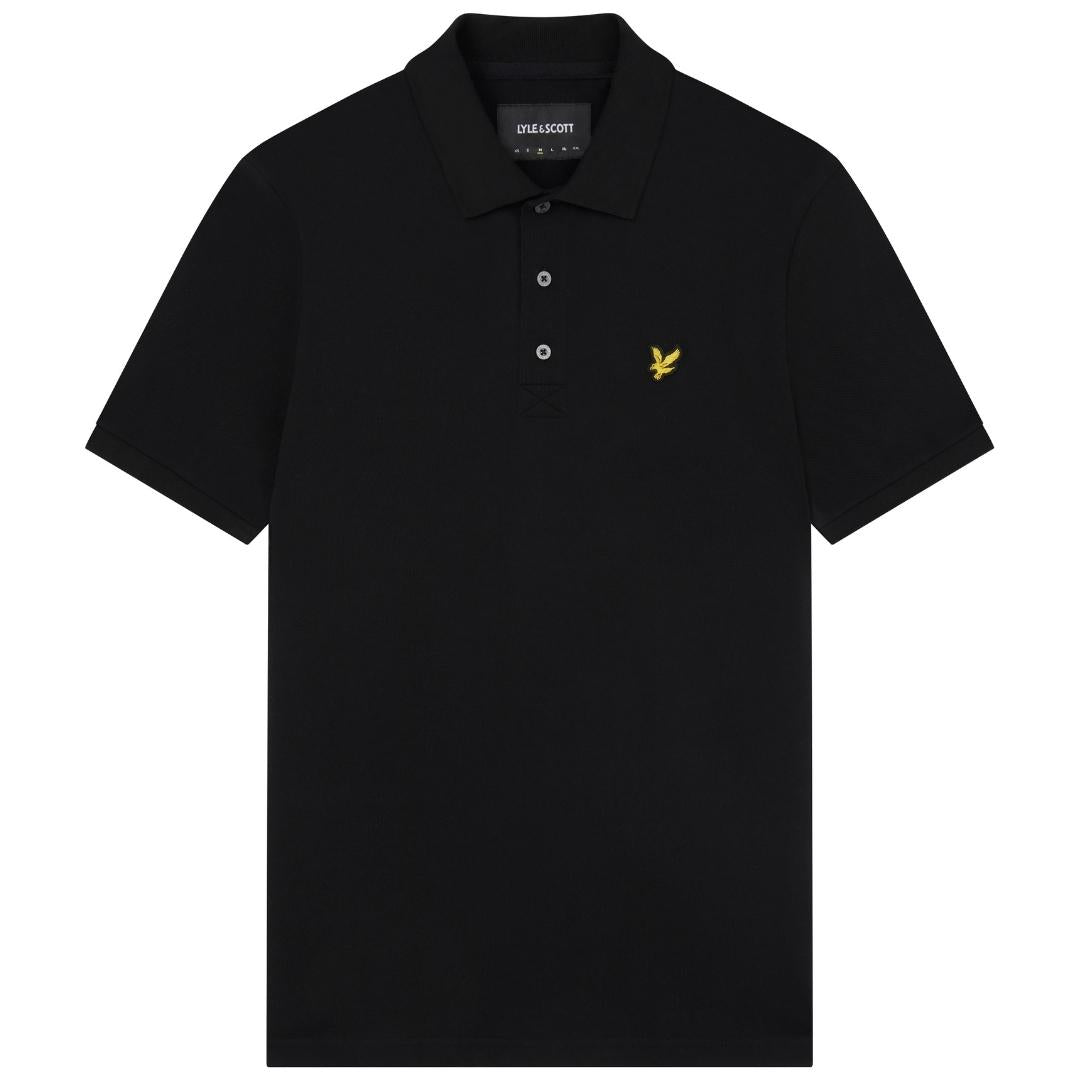 Lyle & Scott Mens SP400VOG Z865 Polo Shirt Black