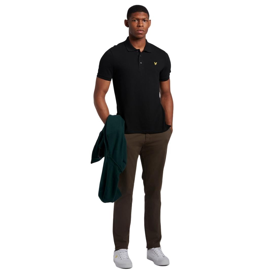 Lyle & Scott Mens SP400VOG Z865 Polo Shirt Black