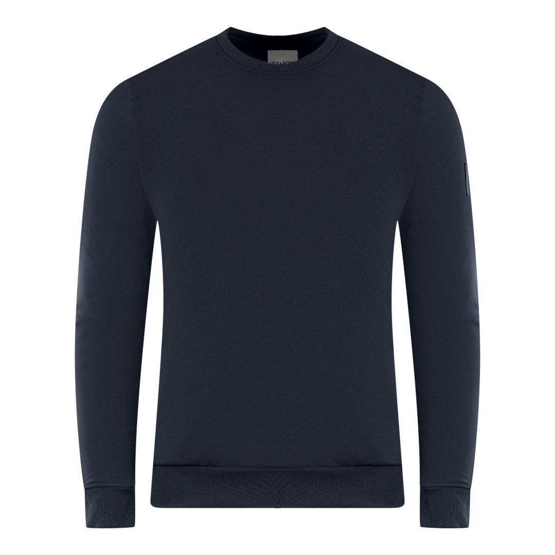 Lyle & Scott Mens ML1647V Z271 Sweater Navy Blue