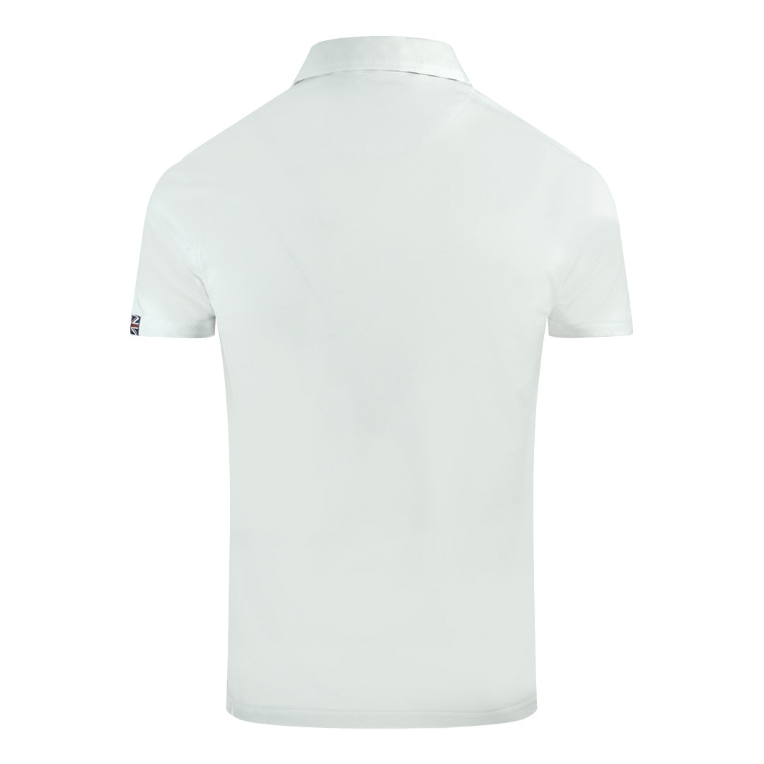 Aquascutum Mens QMP026 01 Polo Shirt White