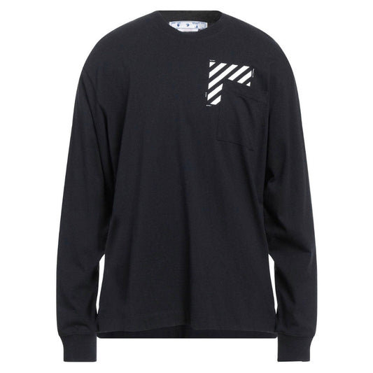 Off-White Diag Skate Pocket Long Sleeve Black T-Shirt