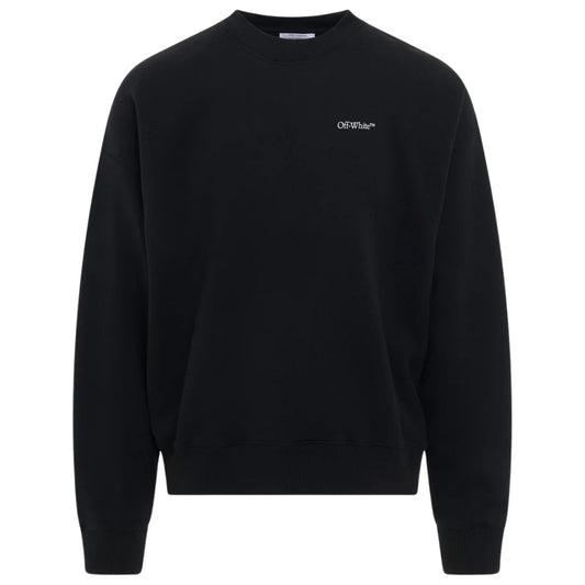 Off White Mens Omba054F23Fle0051001 Sweatshirt Black