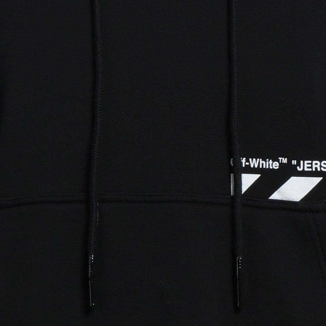 Off White Mens Ombb0085C99Fle0051001 Hoodie Black