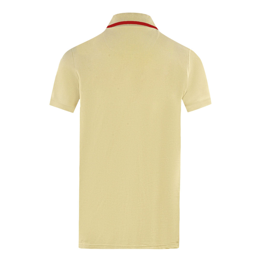 Aquascutum Mens P01323 12 Polo Shirt Beige