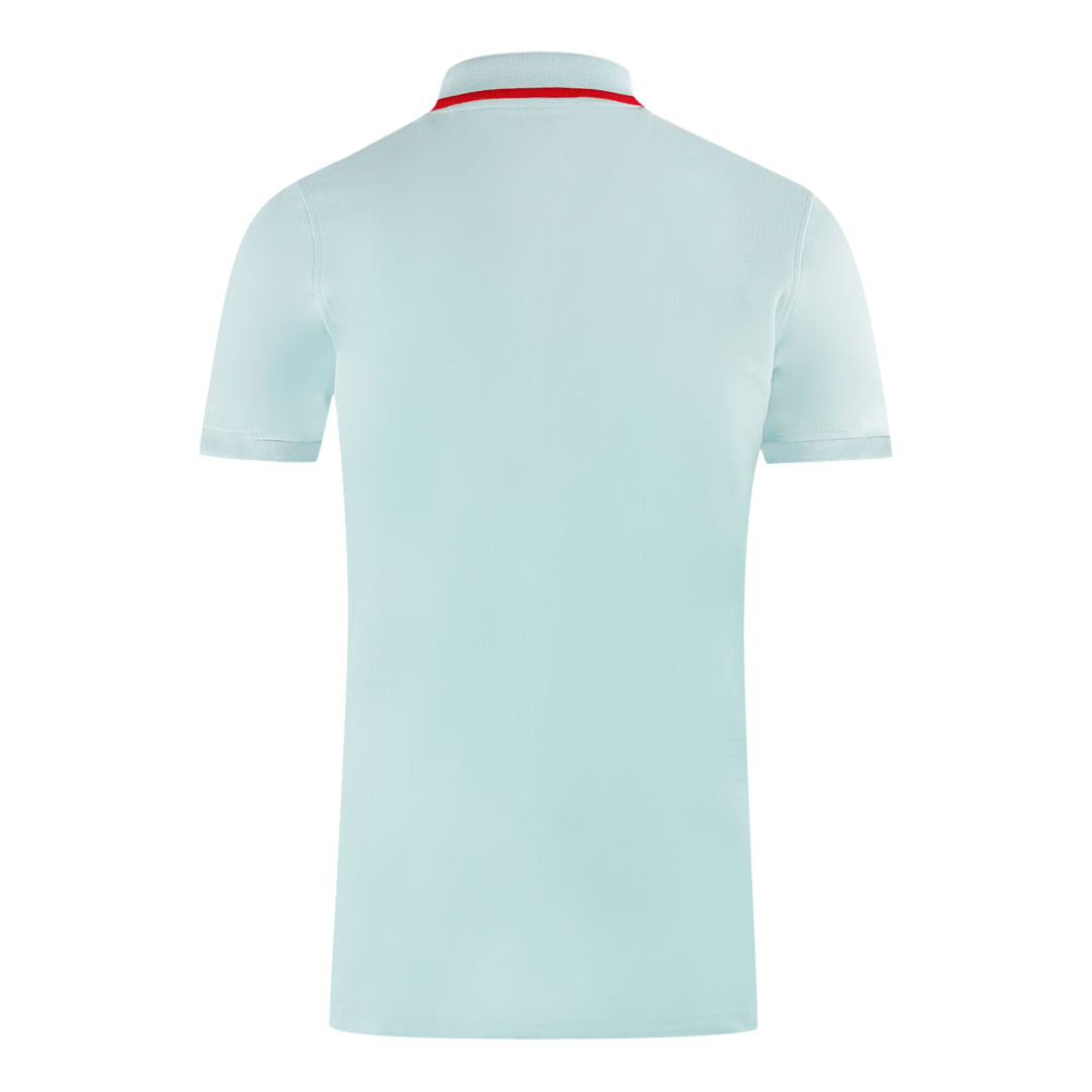 Aquascutum Mens P01323 78 Polo Shirt Light blue