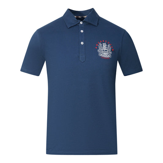 Aquascutum Mens Polo Shirt P01623 81 Blue