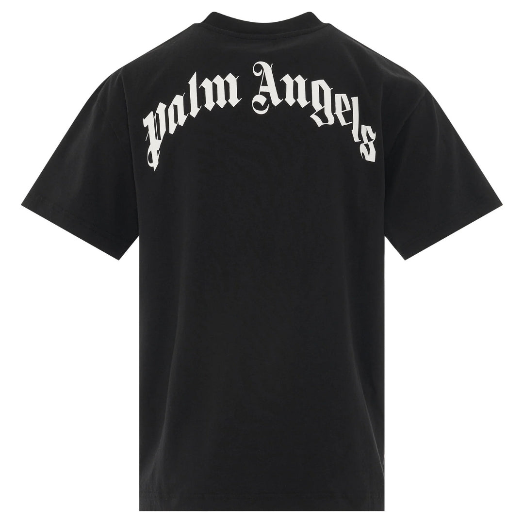 Palm Angels Classic Shark Design Black T-Shirt