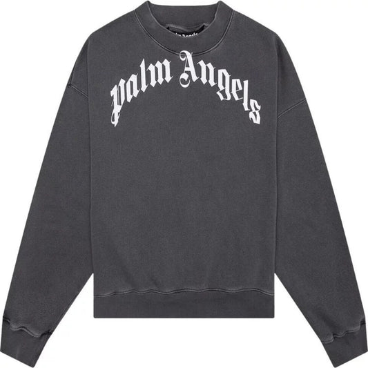 Palm Angels Mens PMBA026C99FLE0061001 Sweatshirt Black